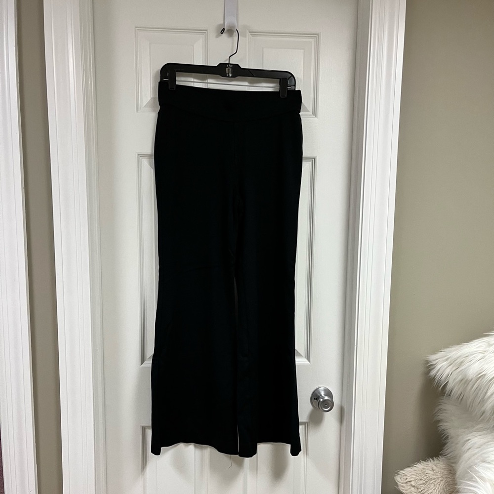 Ralph Lauren Black wide leg knit pants